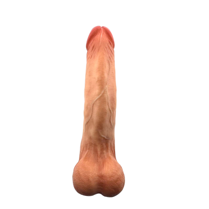 David 6.1 inch Sliding Foreskin Realistic Dildo - RealCocks