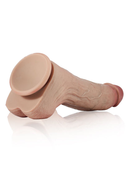 Cameron 9" x 1.7" Flesh Ultra Realistic Real Feel Dildo - RealCocks