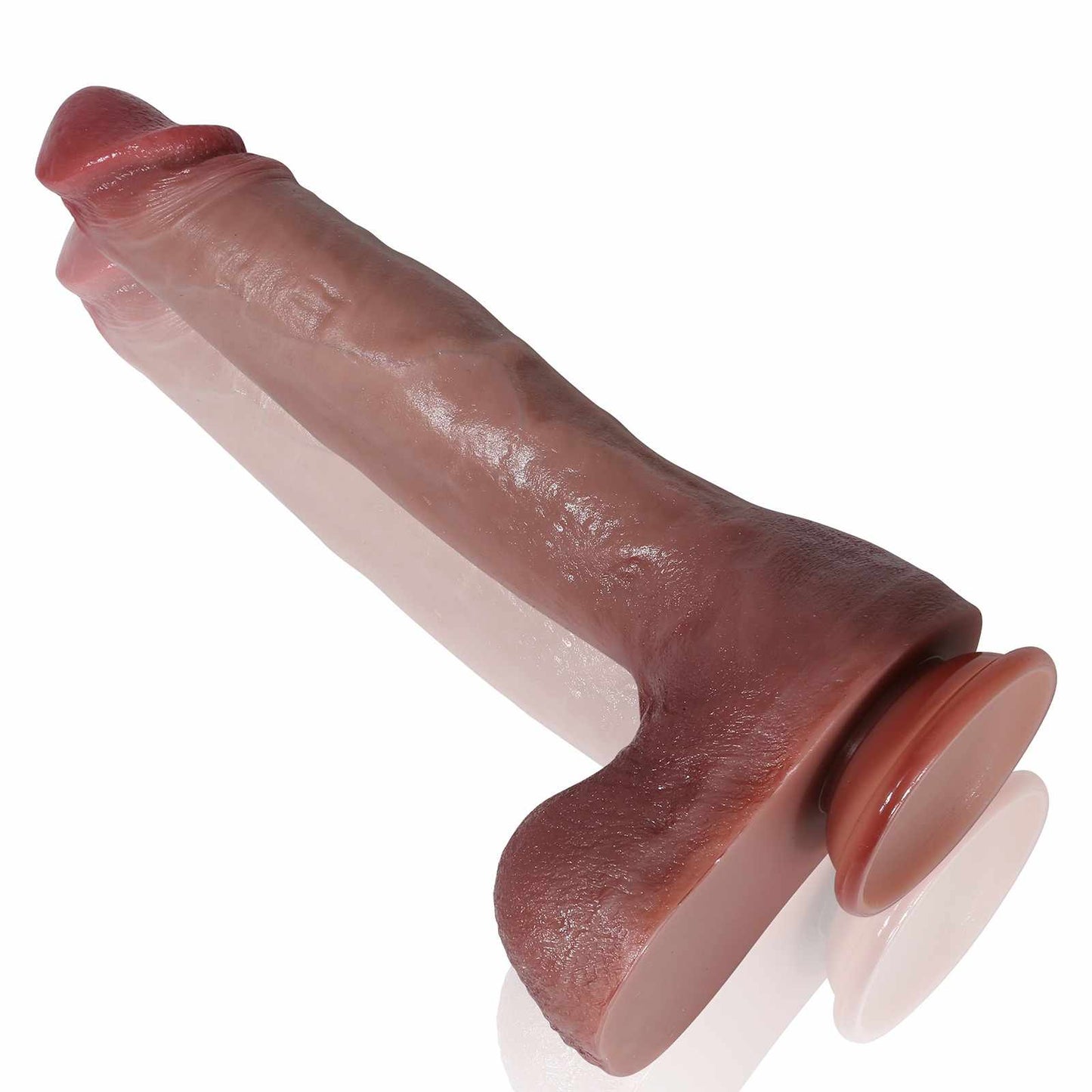 Alex Black 10Inch Realistic Huge Black Dildo & Lifelike Black Skin - RealCocks