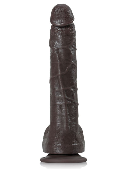Doctor 10" x 1.6" Huge Black Dual Density Dildo - RealCocks