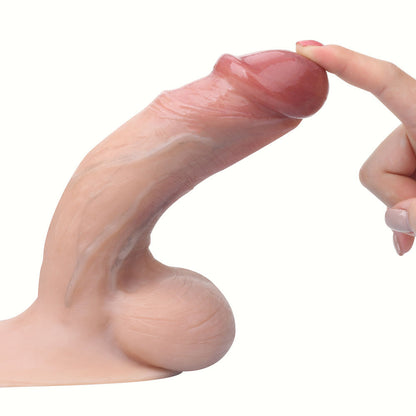 Adam 8.3inch Ultra Realistic Dildo With Real Lifelike Skin & Flexible Glan - RealCocks