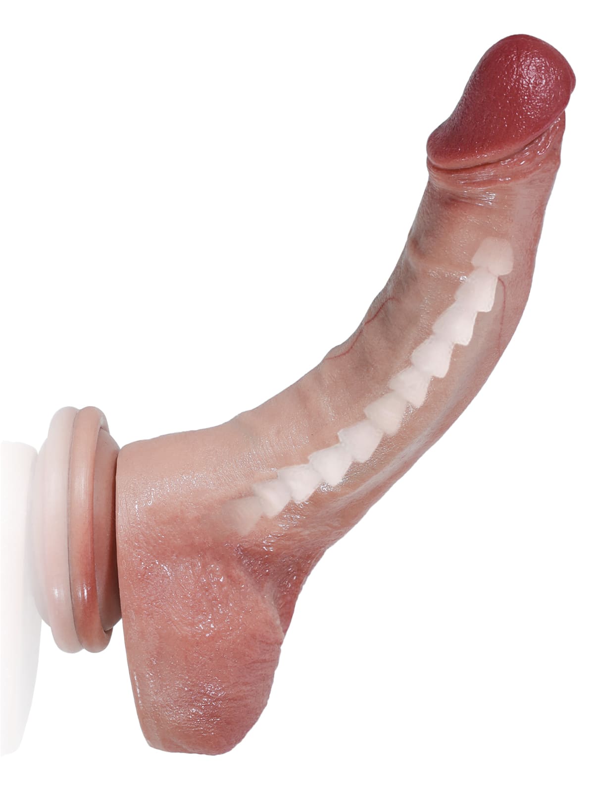 Jodie 5.6 Inch soft silicone flexible dildo with lifelike veins and skin tone