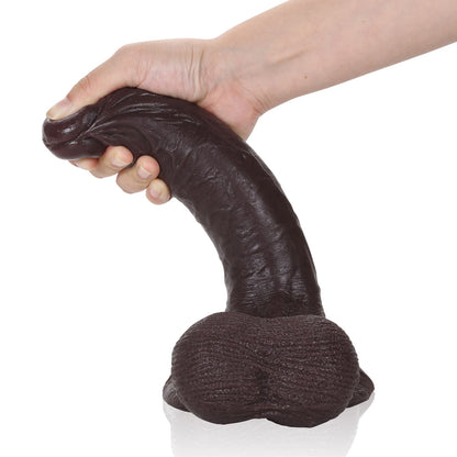 Kevin 9inch Real Skin Dildo Soft Lifelike Dildo & Lifelike Flexible Real Balls - RealCocks