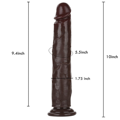 King Kong 10 inch Sliding Skin Lifelike Realistic Dildo & Real Skin - RealCocks