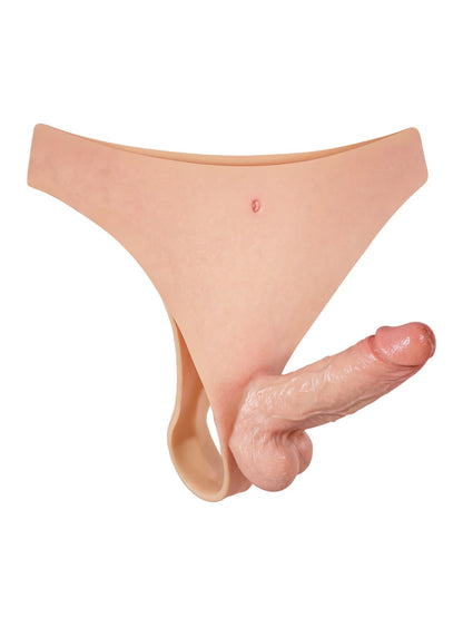 Owen 6.1" x 1.7" Realistic Life Like Soft Cyber Skin Strap On Dildo - RealCocks