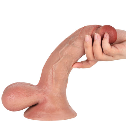 Ryder 9 inch Ultra Realistic Dildo Soft Real Skin With Keel & Big Ball - RealCocks