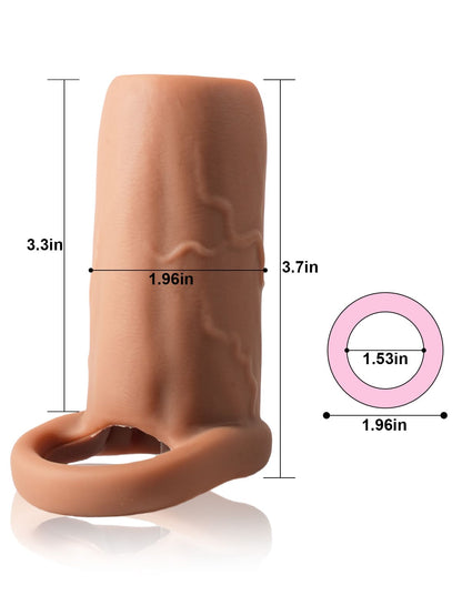 Maui 3.7” Length x 4.8” Girth Enhancing Sleeve for Men - RealCocks