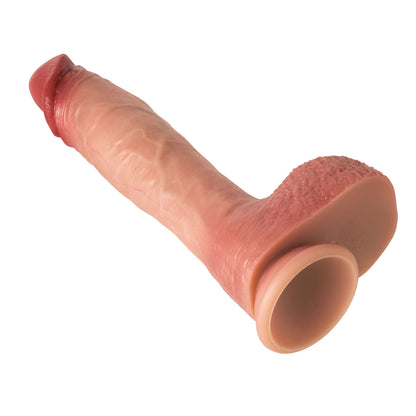 Rex 9 inch Real Feel Realistic Dildo & Soft Glan Realism Penetration - RealCocks