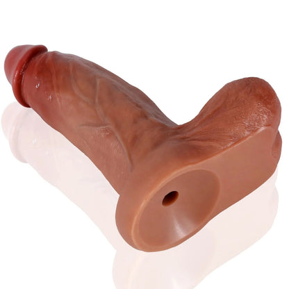 [BestSeller] Realcocks Vincent 7.5in Realistic Black Vibrating Dildo With Lifelike Balls - RealCocks